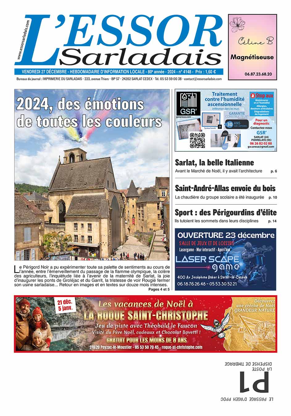 Couverture du journal en cours